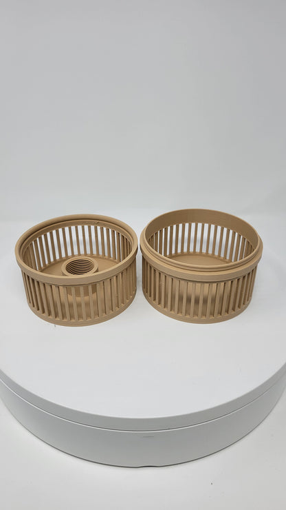 Fountain Pump Intake Screen — 3/4" & 1" FNPT (Tan, White, Beige, Black, Gray)