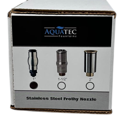 1" Stainless Steel Adjustable Frothy Nozzle