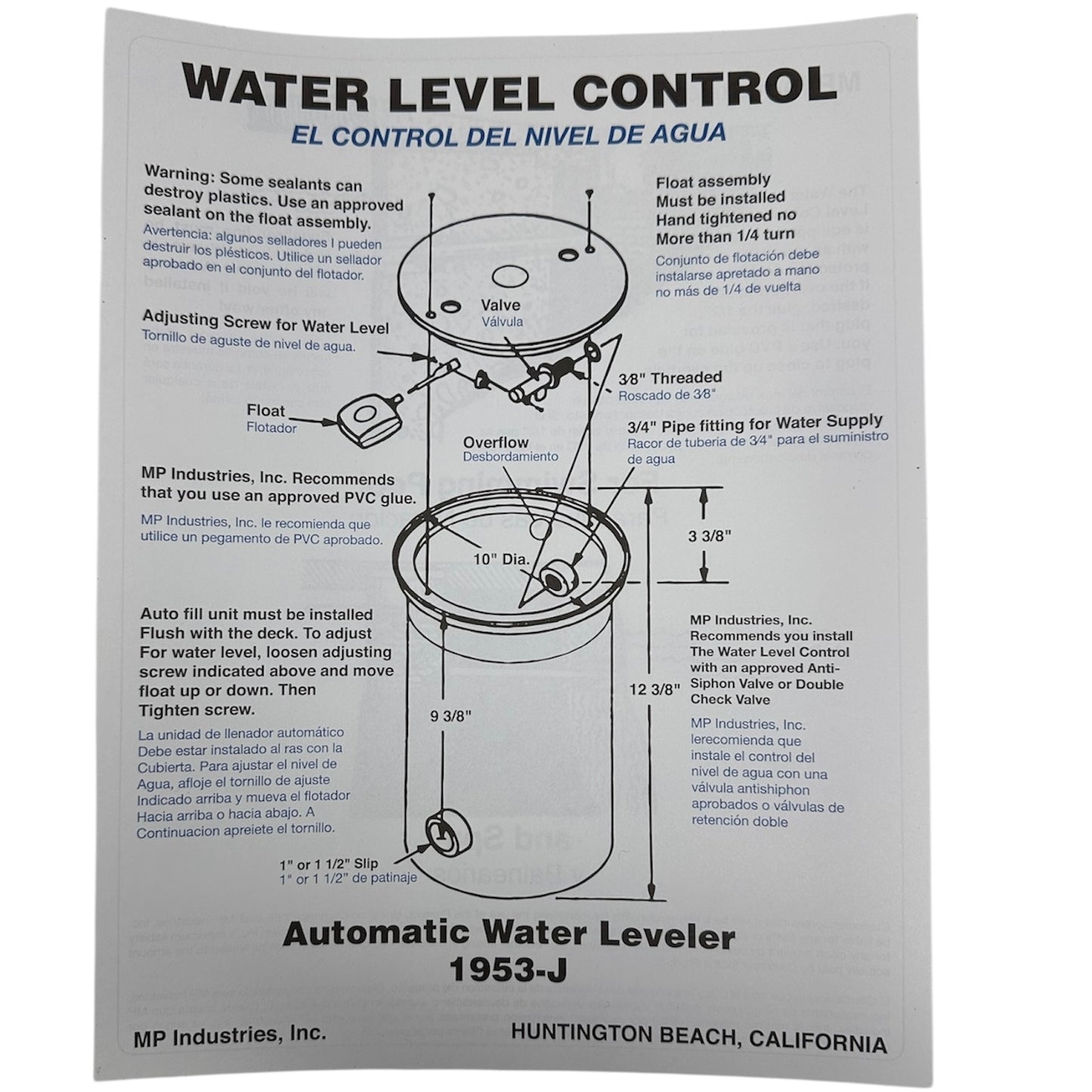 Grey MP Water Level Complete