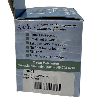 1/4" Hudson Valve