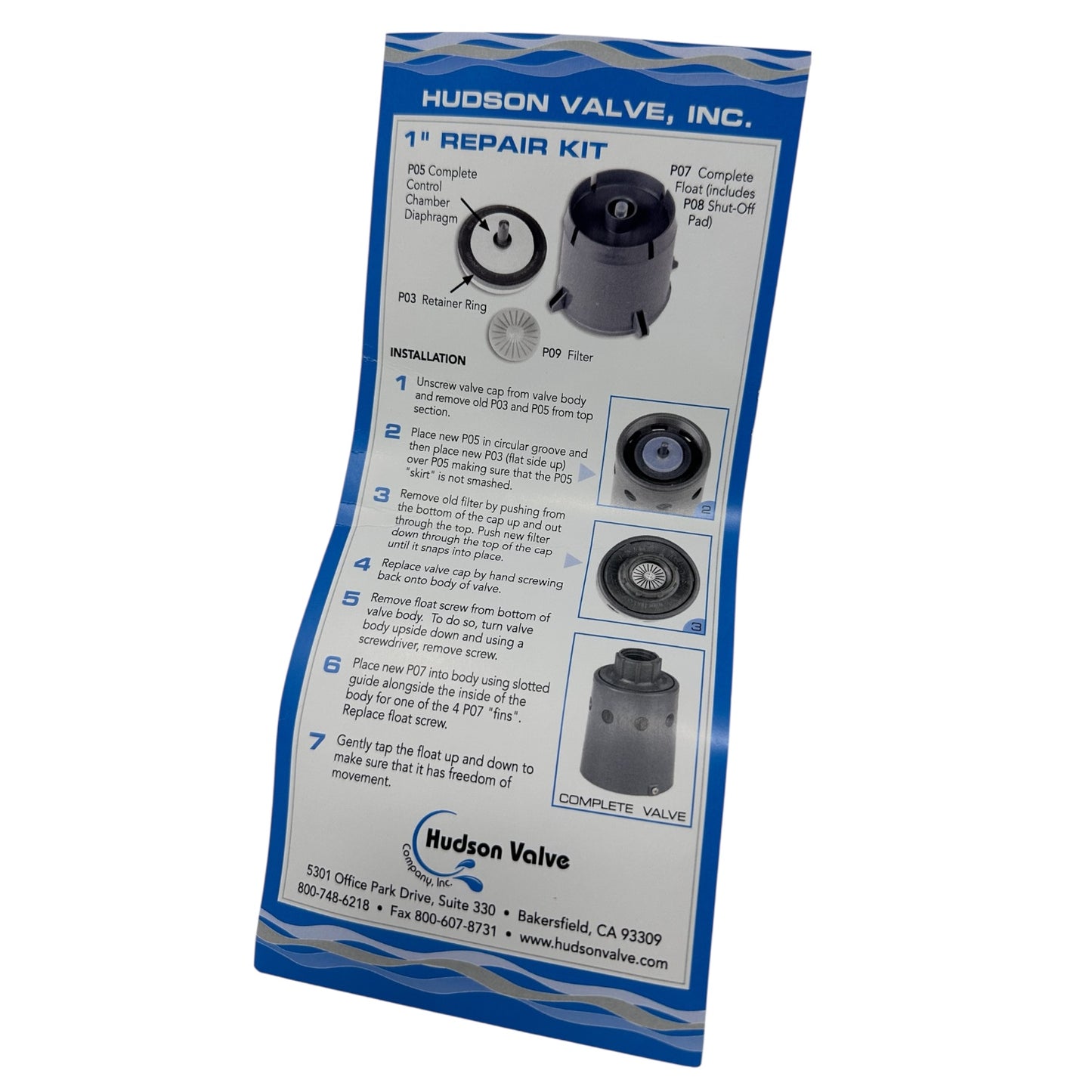 Hudson Valve 1" Repair Kit