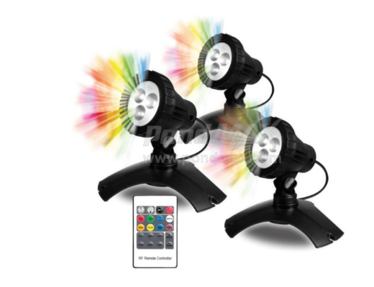 Small Color Changing LED 3 Light Kit